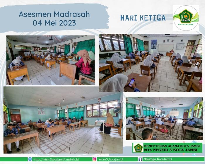 Hari Ketiga Asesmen Madrasah (AM) Tahun 2023