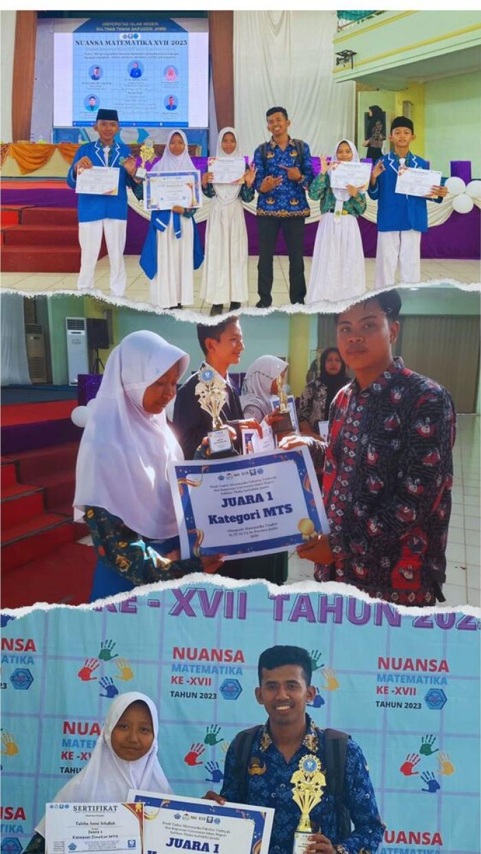 Keren! Siswa MTs N 3 Kota Jambi Raih Juara 1 Olimpiade Nuansa Matematika, Begini Rahasianya!!
