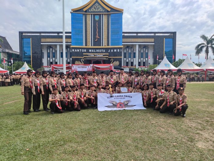 Semarak Hari Pramuka ke-64 Tingkat Kwarcab Kota Jambi: MTsN 3 Kota Jambi Raih Prestasi