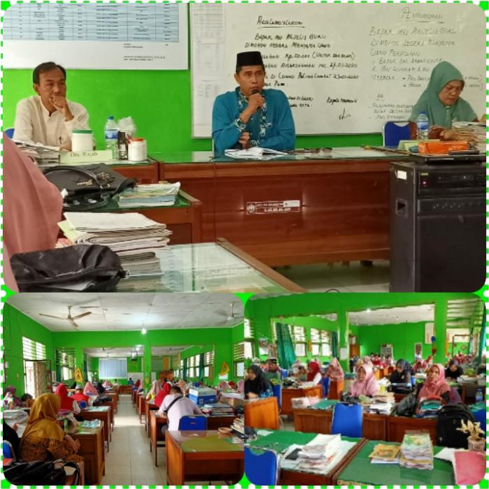 Rapat Persiapan Pisah Sambut Kepala Madrasah MTsN 3 Kota Jambi
