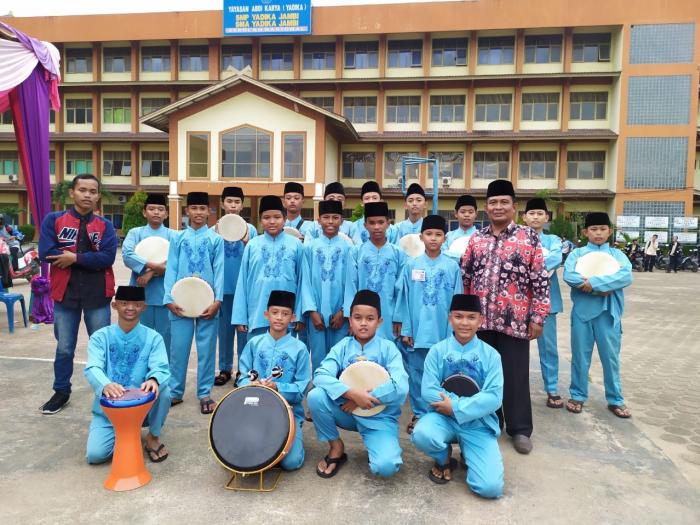 Hadrah MTsN 3 Kota Jambi ikut Lomba HUT Yadika Tahun 2020