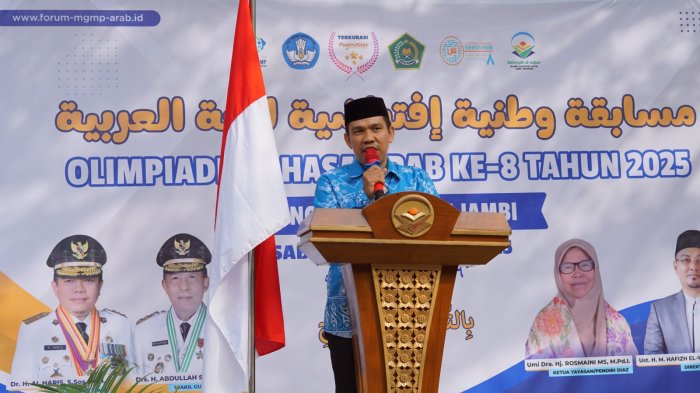 Guru Bahasa Arab MTsN 3 Kota Jambi Ikuti Konferensi Provinsi dan OBA-8, Bahas Deep Learning hingga Kurikulum Cinta