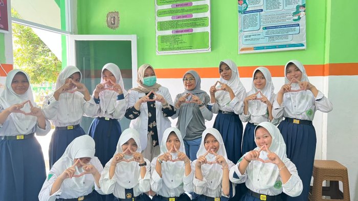 BIAS HPV : 152 Siswi Kelas IX MTsN 3 Kota Jambi Terima Vaksin Pencegah Kanker Serviks