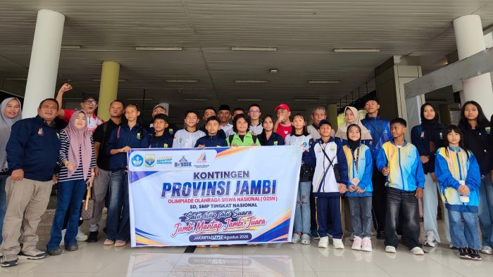 MTsN 3 Kota Jambi Lepas Afseen Husain Menuju O2SN Nasional