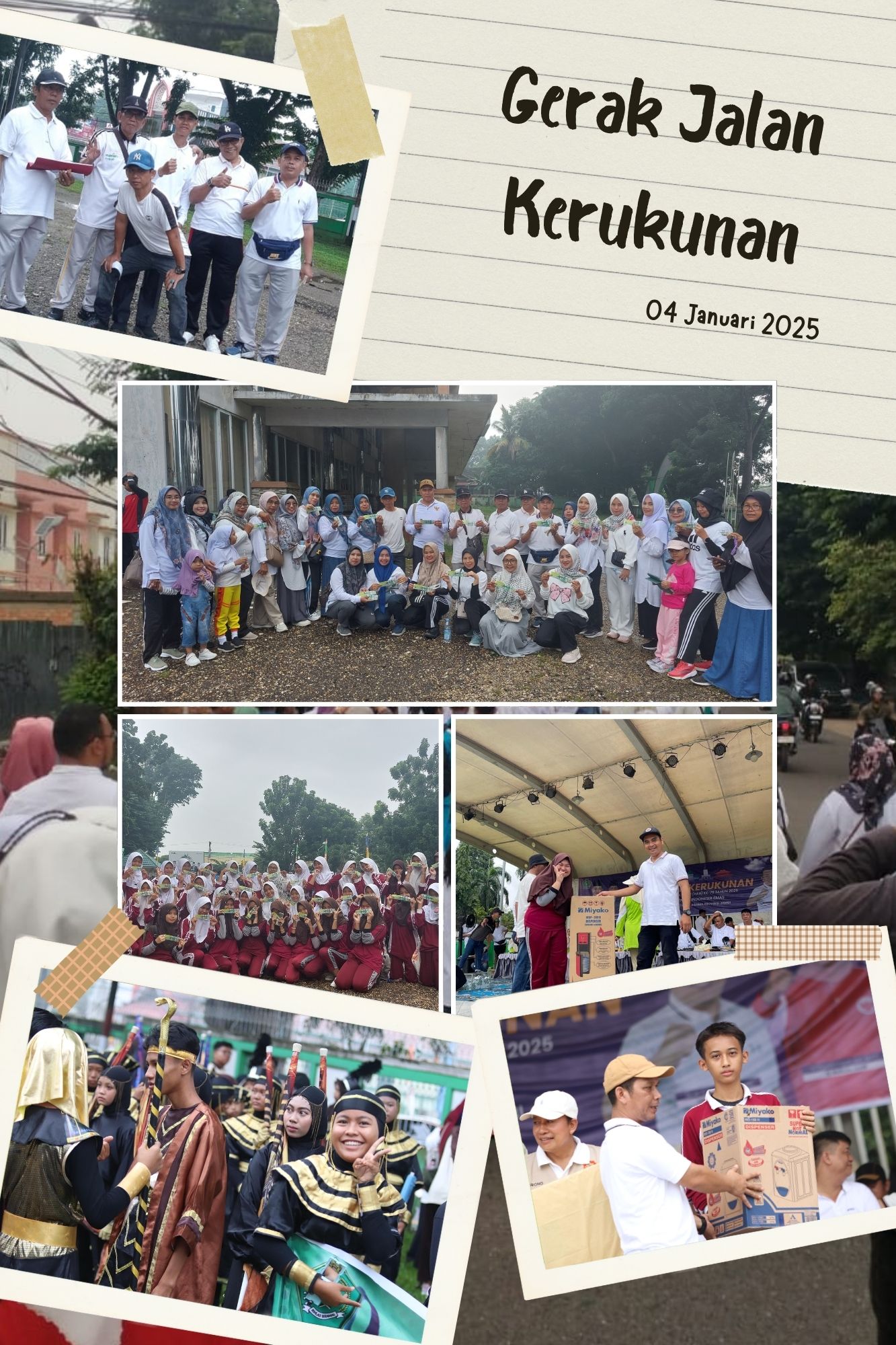 HAB KE-79, GERAK JALAN KERUKUNAN KANWIL KEMENAG JAMBI BANJIR HADIAH